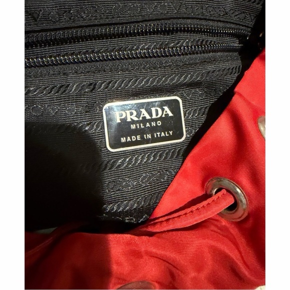Prada Red Nylon Backpack - Picture 8 of 8
